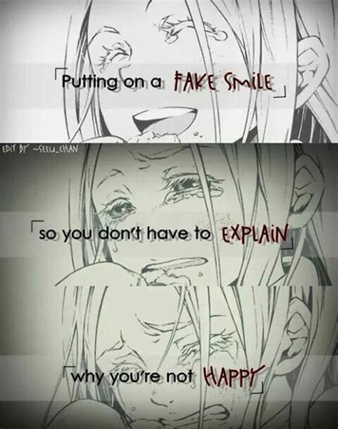 Anime Quotes 2 Completed Fake Smile Wattpad
