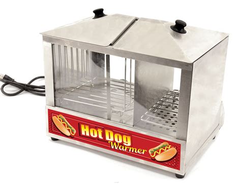 1200 Watts Hotdog Steamer And Bun Warmer With Tempered Glass Omcan