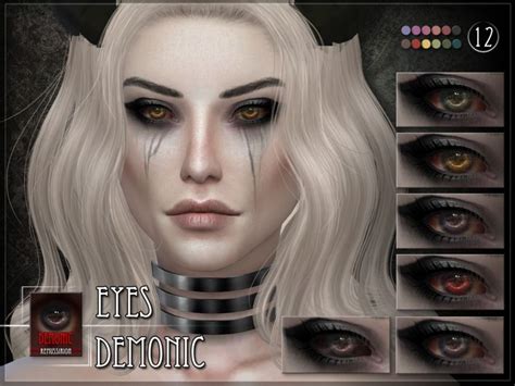 Demonic Eyes For The Sims 4 Found In Tsr Category Sims 4 Female