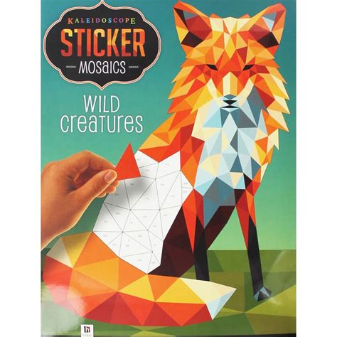 Kaleidoscope Sticker Mosaics Wild Creatures Crafting Books At The