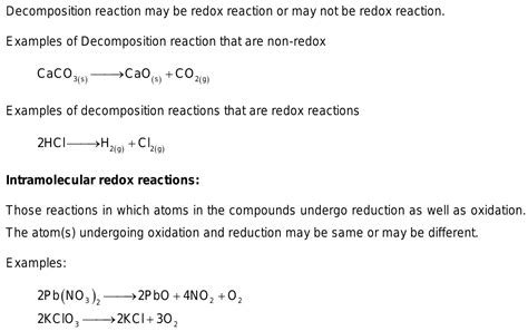 What Is The Difference Between Intramolecular Redox Reaction And