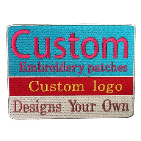Custom Design Embroidery Patches Any Size Any Logo Decorative Patches
