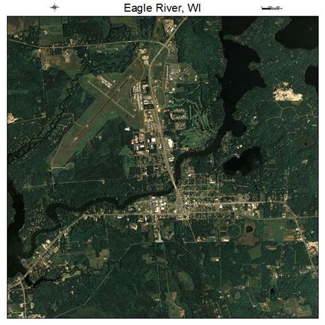 Aerial Photography Map Of Eagle River Wi Wisconsin