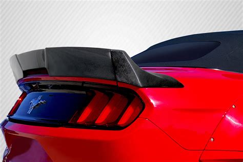 2017 Ford Mustang Convertible Carbon Fiber Wing Spoiler Body Kit 2015