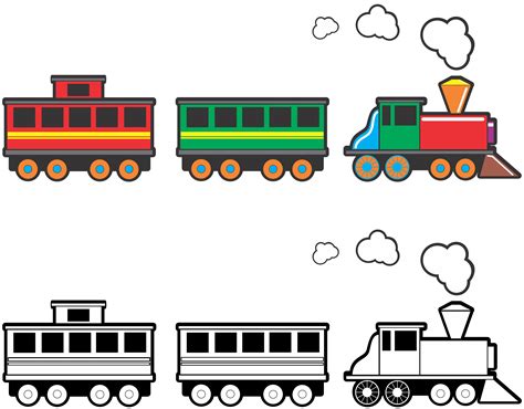 Toy Train Cartoon