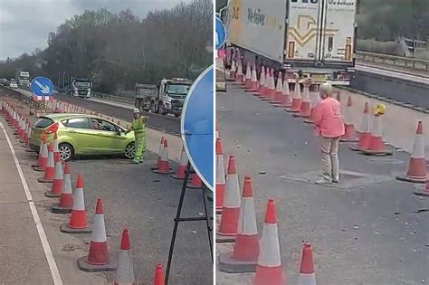 ‘naughty’ Old Lady In Hurry For ‘big Bingo Night’ Busted Moving Traffic Cones