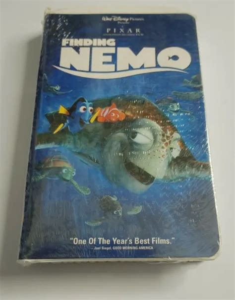 NEW FINDING NEMO VHS 2003 Walt Disney Pixar Studios SEALED 12 99