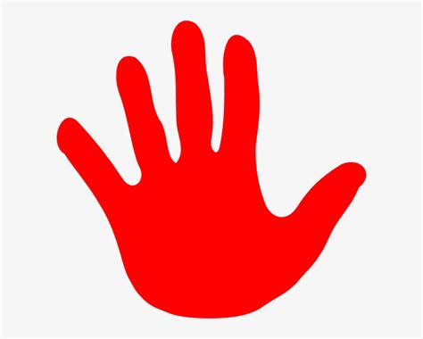 Download Hand Stop Sign Clipart Left Hand Clipart Transparent Png