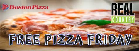 Free Pizza Friday Real Country Southwest Blairmore