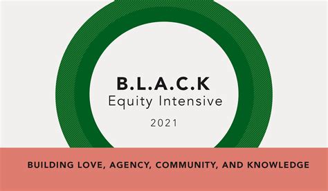 Black Equity Intensive