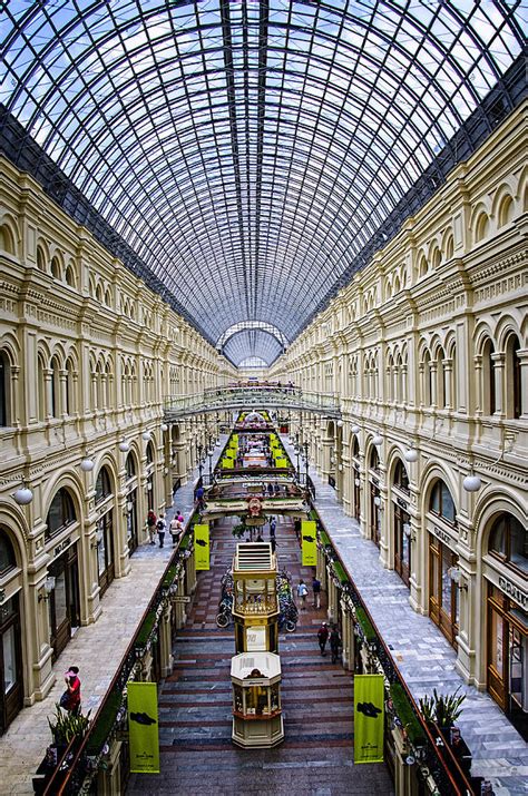 Gum Department Store Red Square Moscow Russia 2 Photograph By Jon