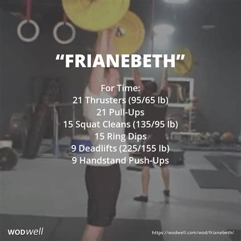This Chipper Style Frianebeth Workout Is Built From A Combination Of Movements From Three