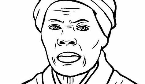 Printable Harriet Tubman Coloring Page