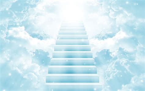 Jesus God Holy Spirit Bible Gospel Heaven Sky Air Stairs Steps