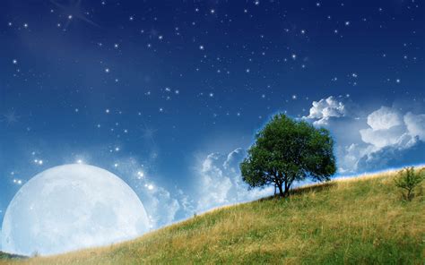 Free Download Wallpapers Moon Nature Wallpapers 1600x1000 For Your