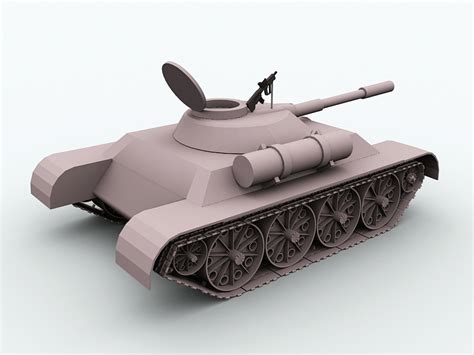 Main Battle Tank 3d Model 3ds Max Files Free Download Modeling 47178