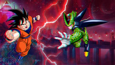 Goku And Cell 3d By Boeingfreak On Deviantart
