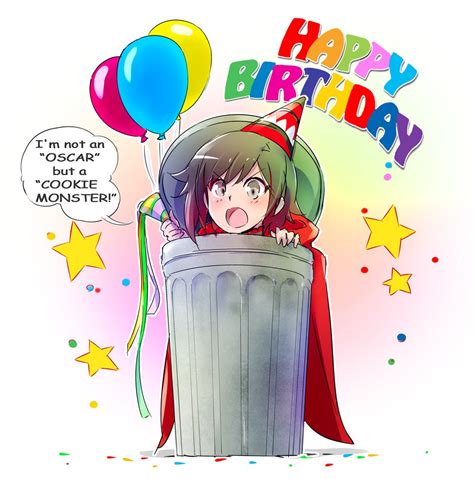 Ruby Rose And Oscar The Grouch Rwby And More Drawn By Iesupa Danbooru