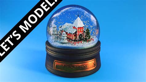 Blender Tutorial Snow Globe Youtube