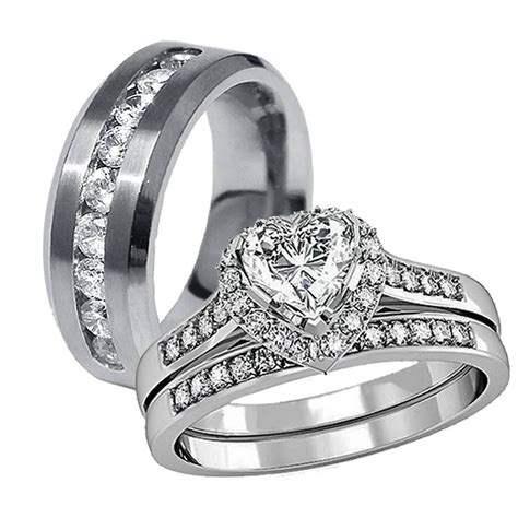 top 15 of black and silver men s wedding bands