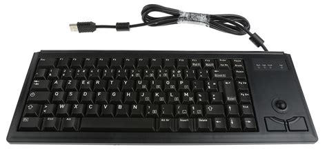 G84 4400lubfr 2 Cherry Wired Usb Compact Trackball Keyboard Azerty