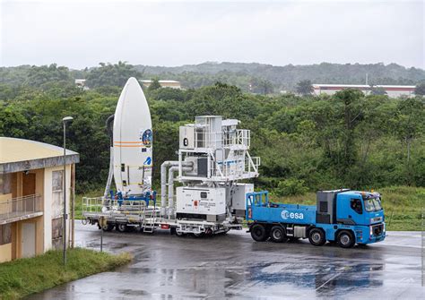 Esa Vegas Ridesharing Satellites Are Moved To The Launch Zone