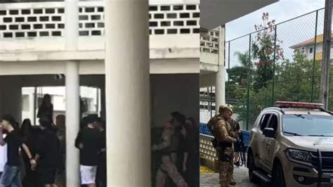 Homem Invade Escola Em Joinville E Causa P Nico Em Alunos E