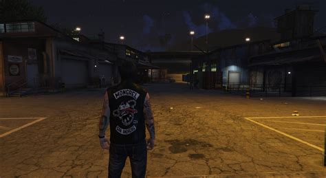 Biker Jacket Mongrel Mc San Andreas Days Gone Fivem Replace