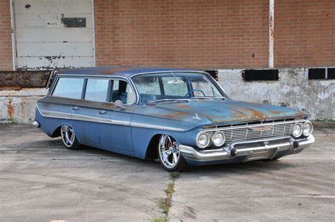 1961 Chevrolet Chevy Nomad Wagon Streetrod Street Rod Low