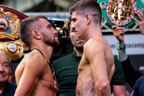 Weigh In Results Lomachenko Vs Campbell ROUND BY ROUND BOXING