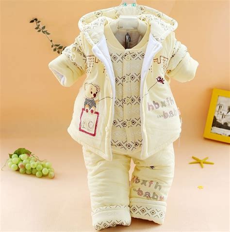 New 2015 Newborn Baby Boys And Girls Clothing Set The Winter Clothes