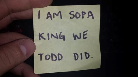 I Am Sofa King We Todd Ed Aqua Baci Living Room