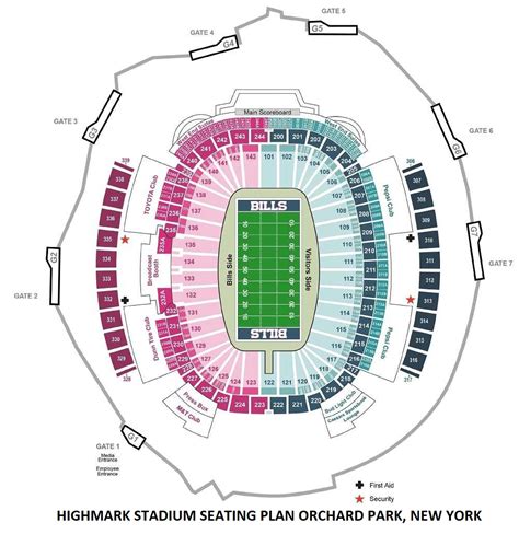 Share 74 Imagen Highmark Stadium Seat Map Vn