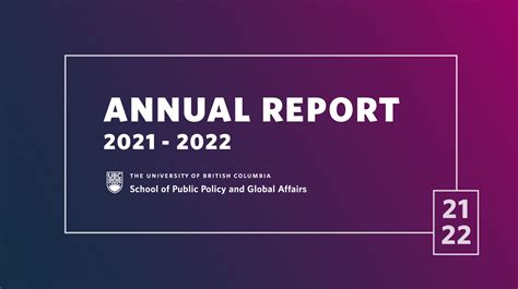 Sppga Releases 2021 2022 Annual Report School Of Public Policy And