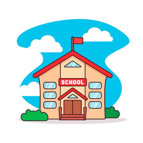 School Building Royalty Free Stock Svg Vector And Clip Art