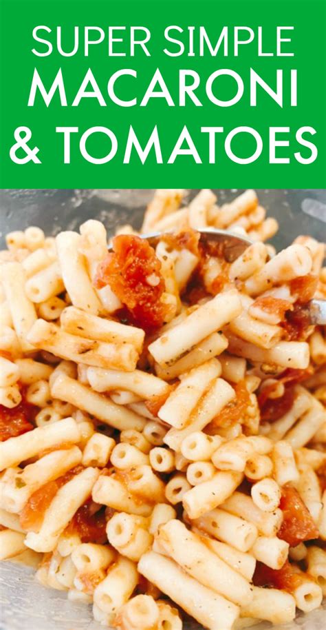Simple Southern Tomatoes And Macaroni Frugal Pantry Cooking