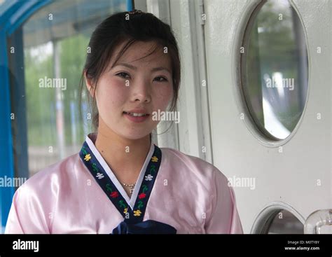 Portrait Of A Beautiful North Korean Woman Pyongan Province Pyongyang