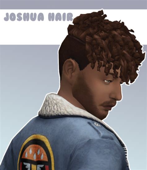 ̗̀ Joshua Hair ̖́ Sims 4 Afro Hair Sims 4 Hair Male Sims