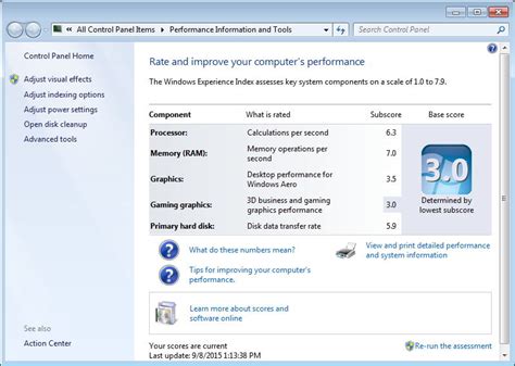 How To Rate And Optimize Pc Performance In Windows 1087