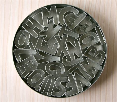 Cookie Cutter Set Mini Alphabet By Sweetestelle On Etsy