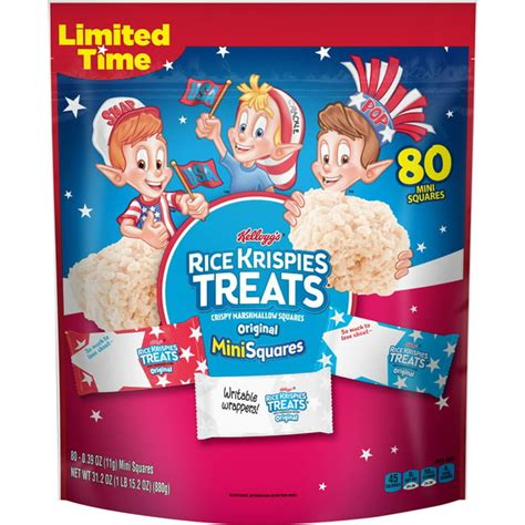 Kellogg S Rice Krispies Treats Squares Original 31 2oz