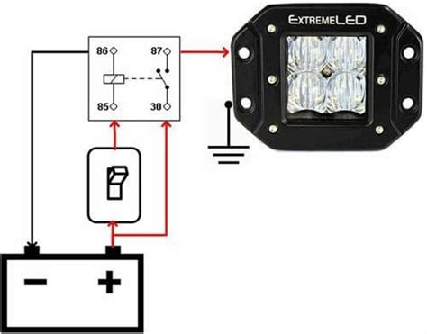 How To Wire A Relay For Off Road Led Lights Extreme Led Light Bars