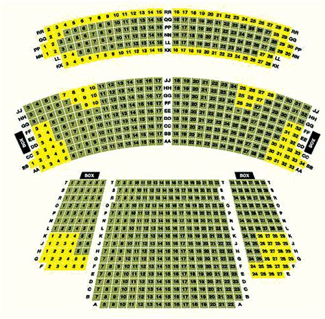 Civic Theater Seating Map