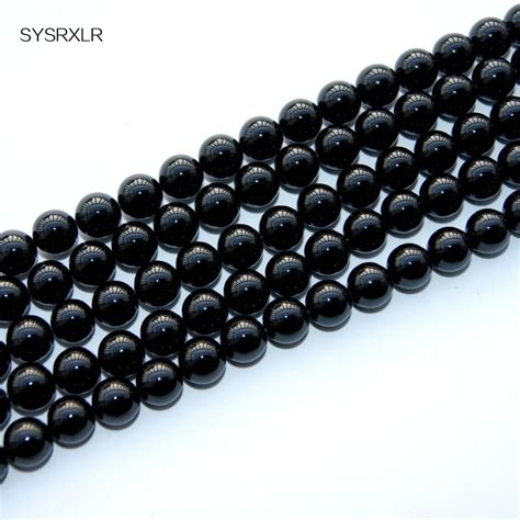 Wholesale Aaa High Quality Natural Black Stone For Jewelry Making Diy