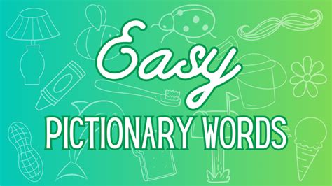 150 Fun Pictionary Words Easy Medium And Hard Hobbylark