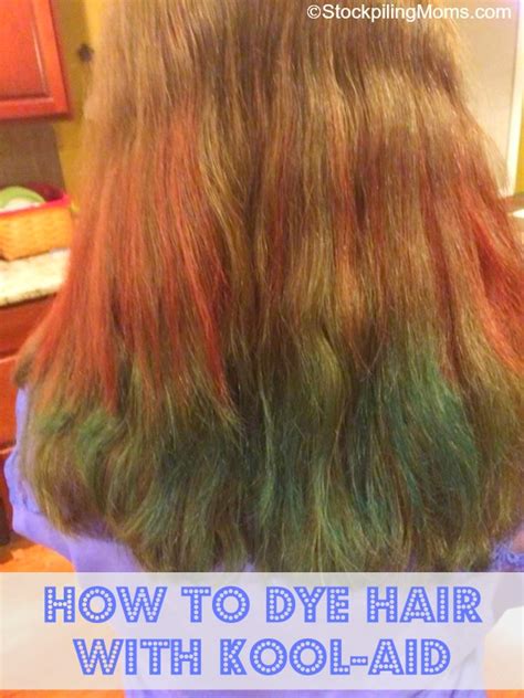 How To Dye Hair With Kool Aid Stockpiling Moms