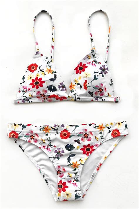 Cute Swimsuits Women Swimsuits Haut Bikini Bikini Set Bikini Floral Summer Necessities