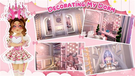 Decorating My Dorm In Royale High 350k Speed Build Part 2