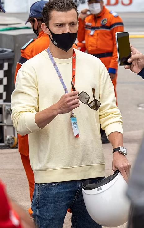 I didn't think i'd be too interested in it, but ended up enjoying every moment just. Tom Holland while attending the Formula 1 race in Monaco ...