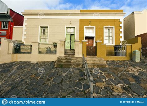 An Old Bo Kaap House In The City Editorial Stock Image Image Of Block